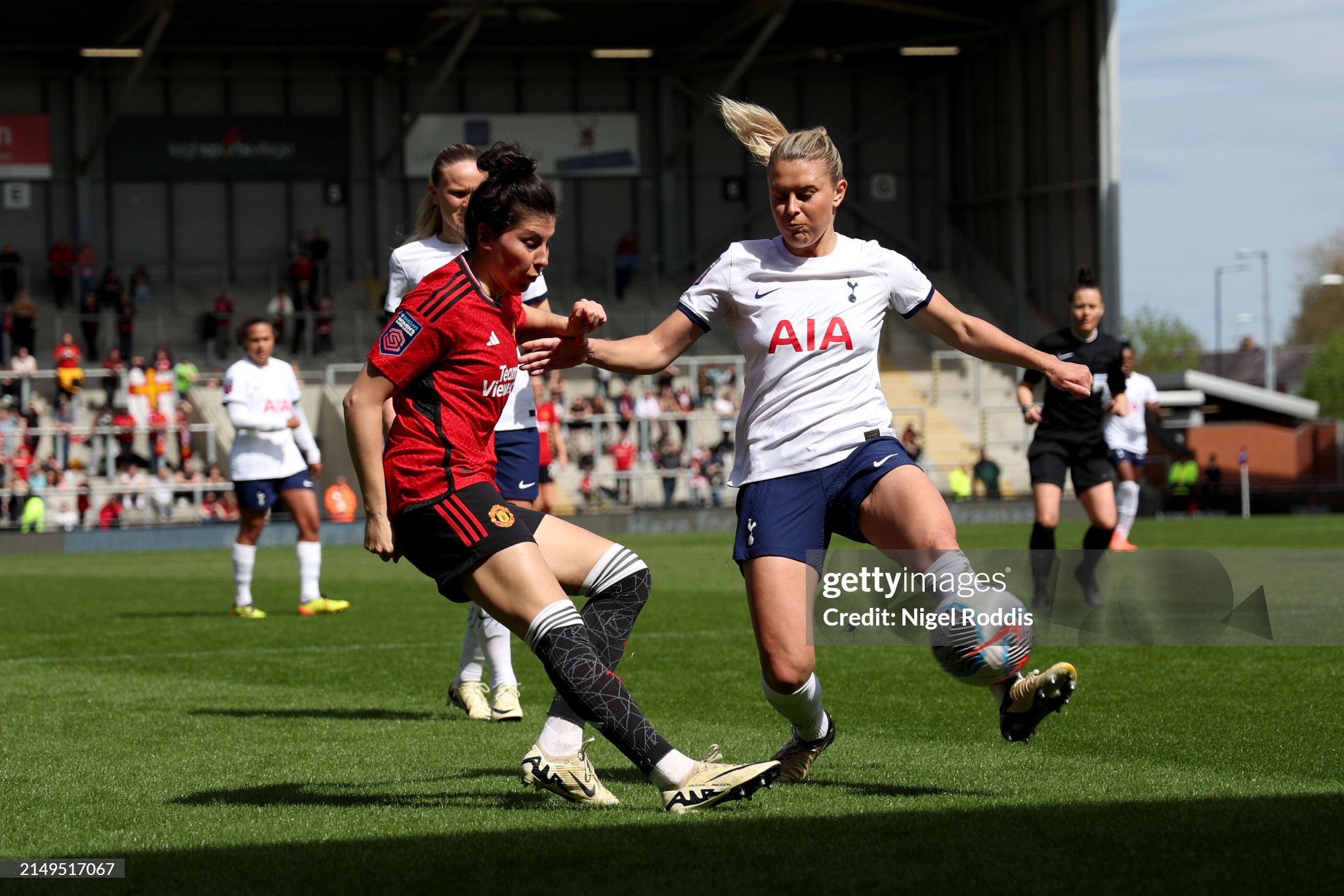 Manchester United 2-2 Tottenham: Late drama sees the points shared at Leigh Sports Village in an intense FA Cup final preview