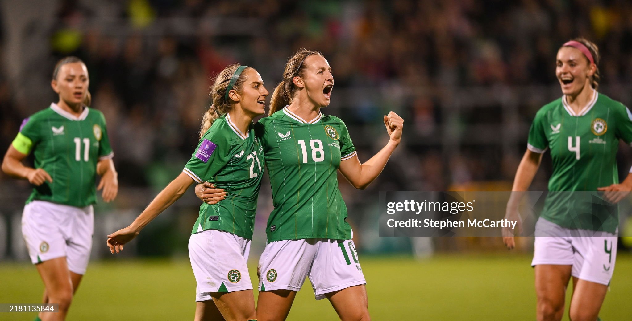 Republic of Ireland 3-0 [9-0] Georgia: Girls in Green progress to EURO 2025 qualification playoff final