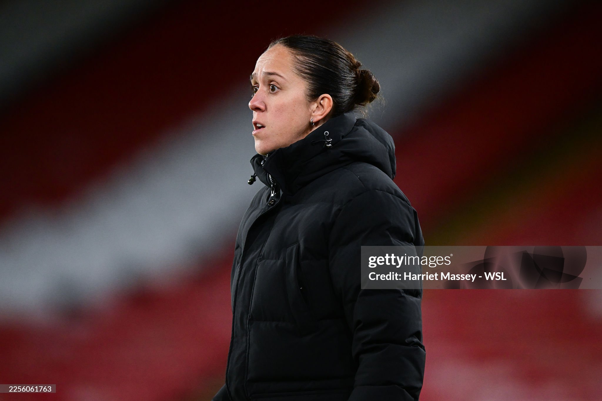 Jo Potter says ‘maybe one more’ through the door this window